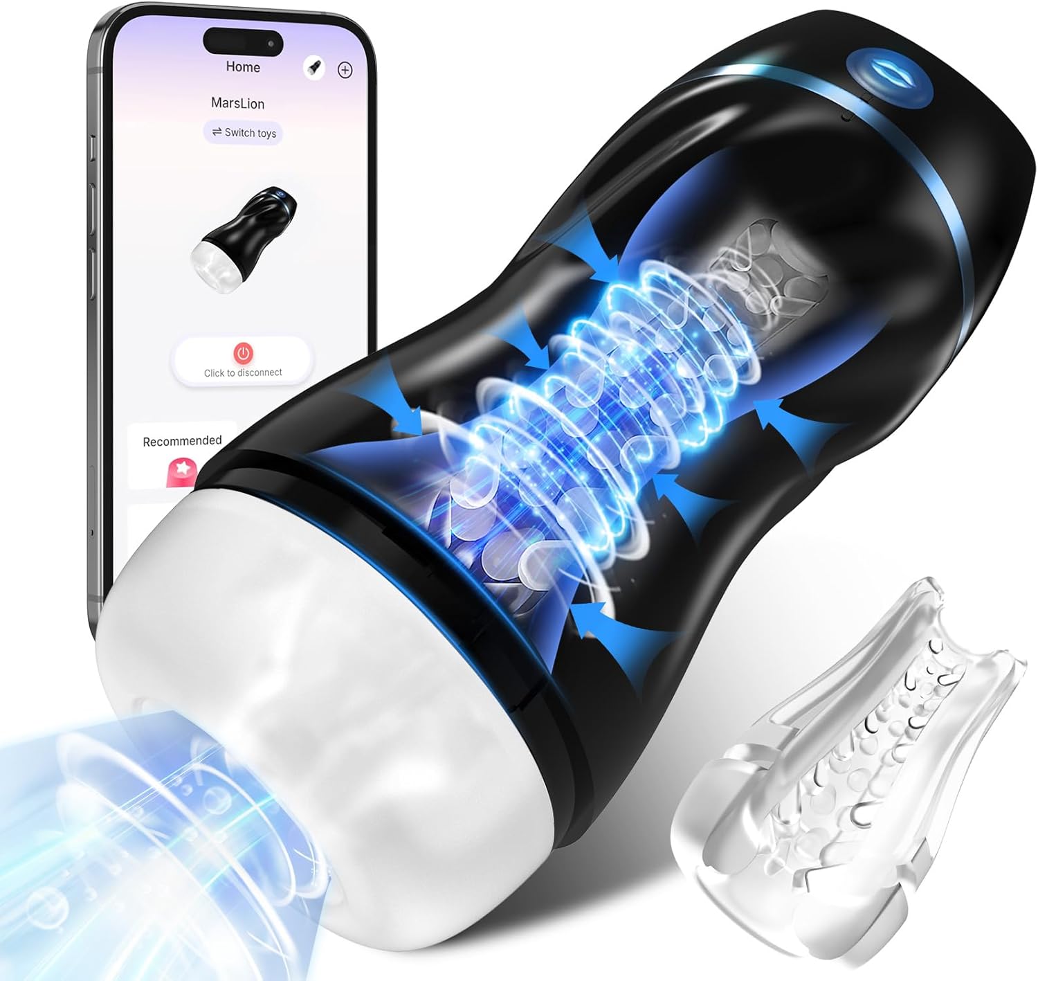 Automatic Sucking Masturbator - 7 Vibration
